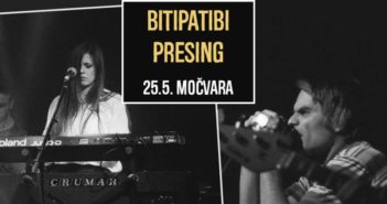 bitipatibi i presing u močvari plakat