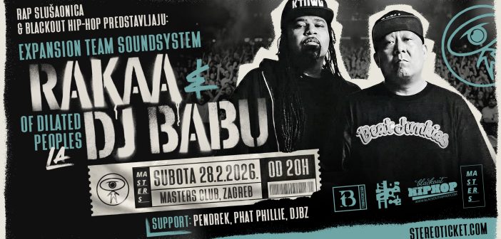 Članovi kultnih Dilated Peoplesa dolaze na koncert u Zagreb