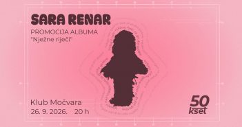 Sara Renar najavljuje promociju ‘Nježnih riječi’ u Močvari