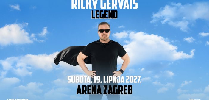 Slavni britanski komičar Ricky Gervais nagodinu dolazi u zagrebačku Arenu!